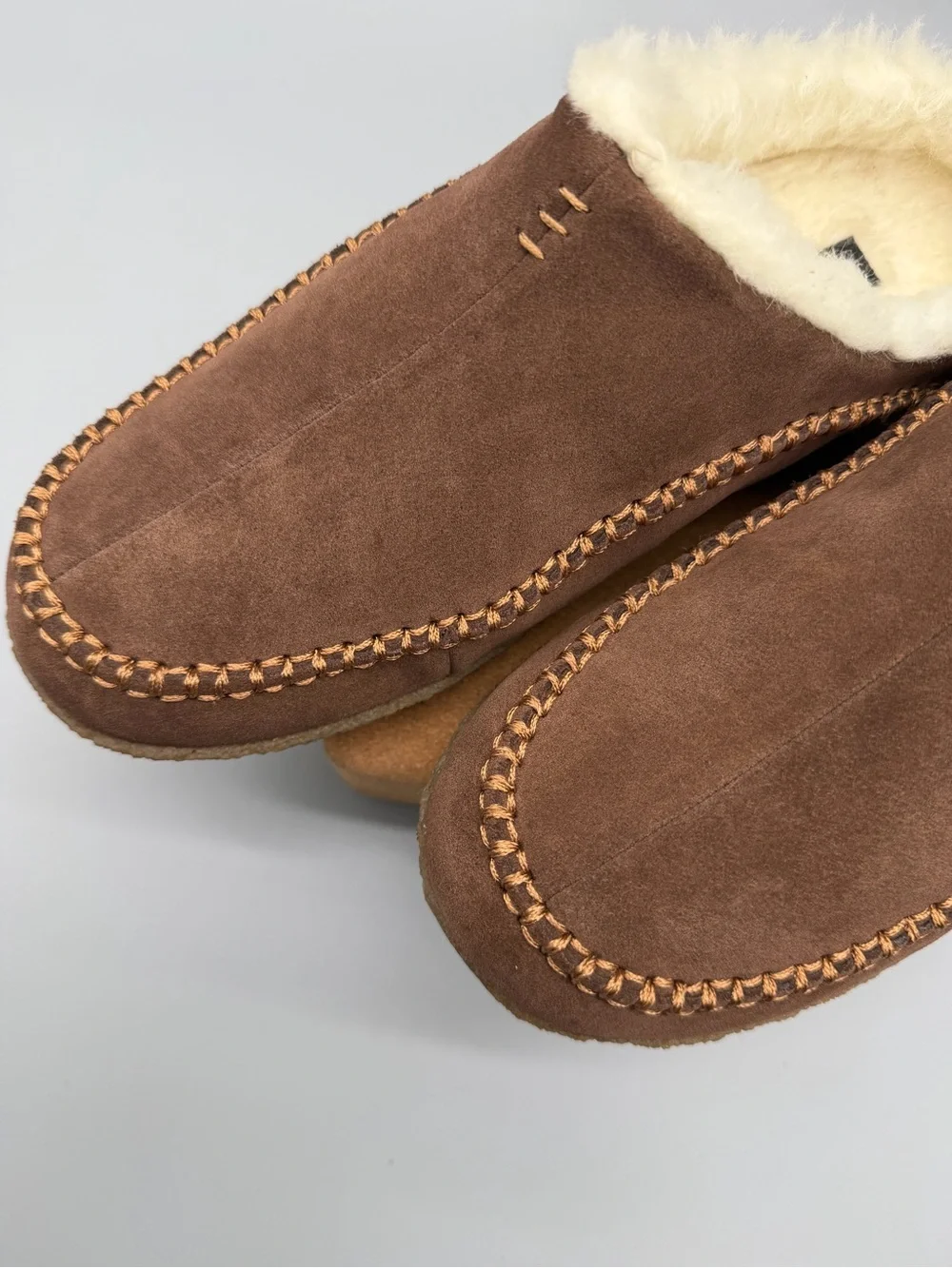 Men’s US 10 Sorel Falcon Ridge II Sherpa Lined Suede Slip On Casual Shoes